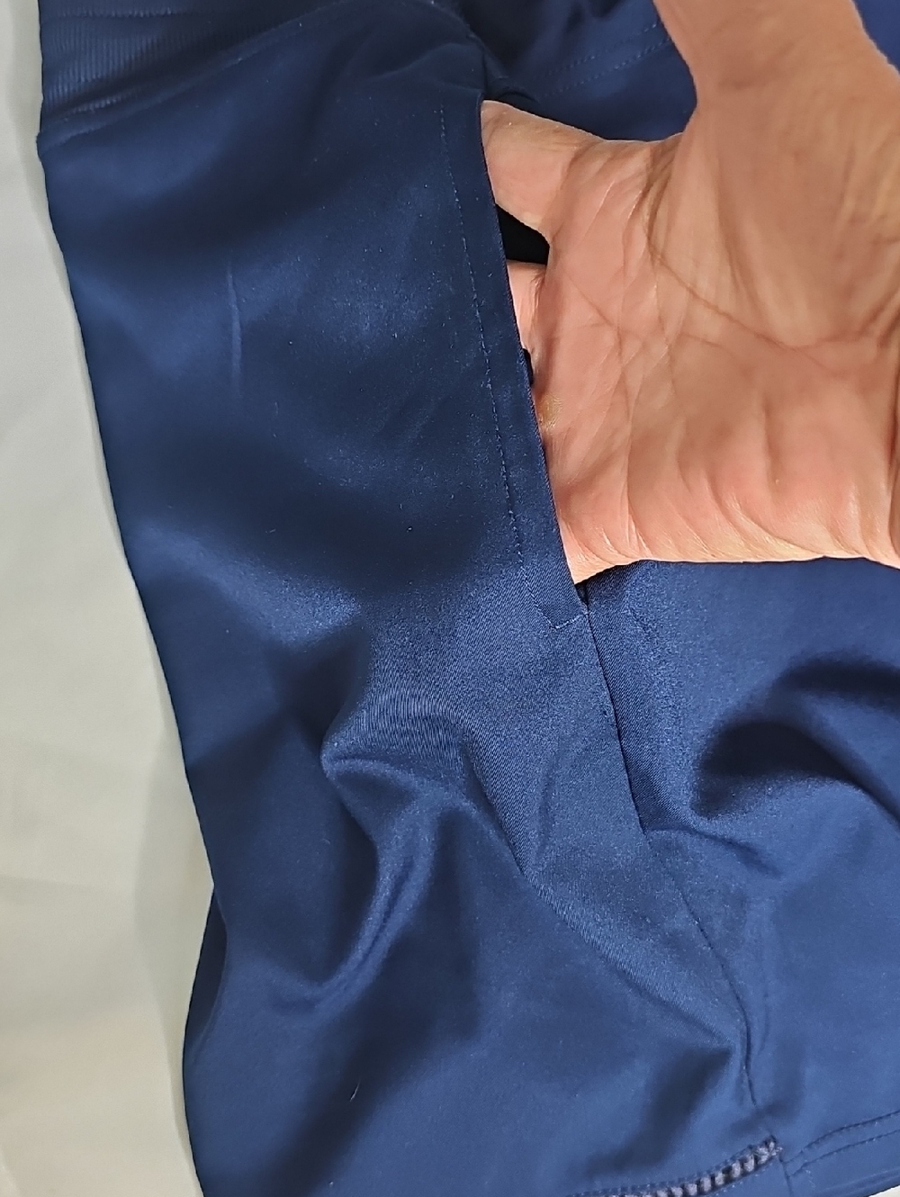 St. John's Bay Navy Athletic Skirt - Picture 3 of 4